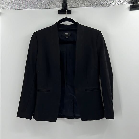 J. Crew 365 Women's Going-out blazer in stretch twill - Black - 4 - Picture 1 of 6